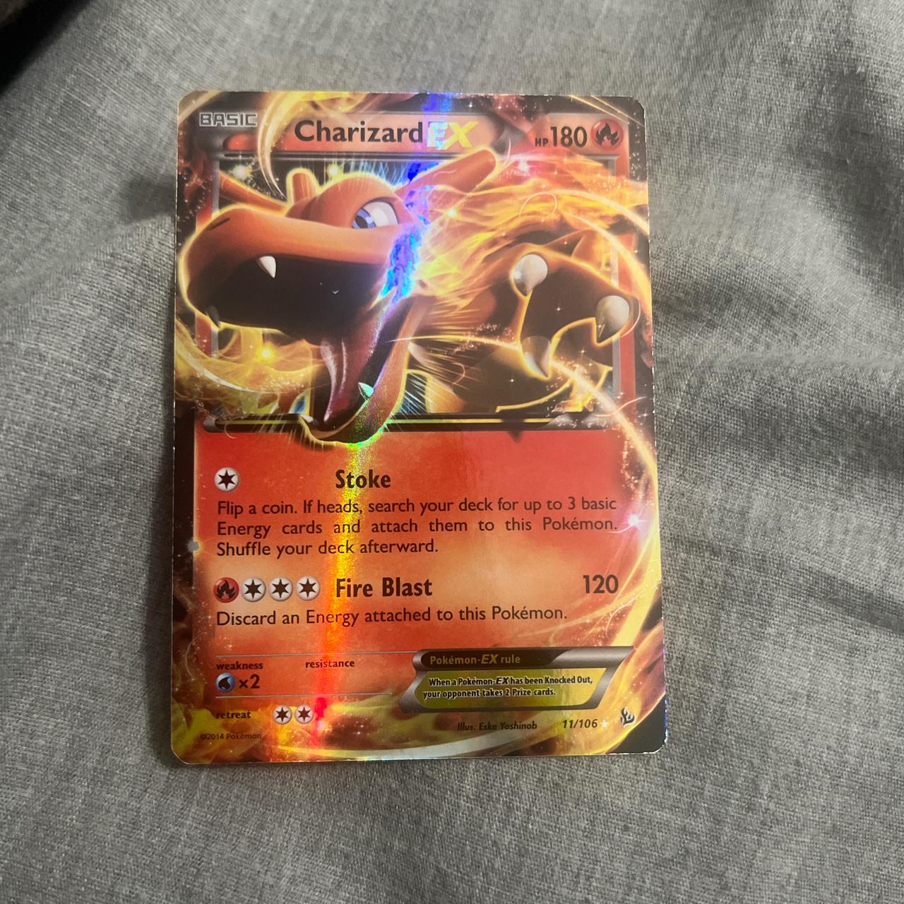 Charizard EX comes with sleeve - Depop