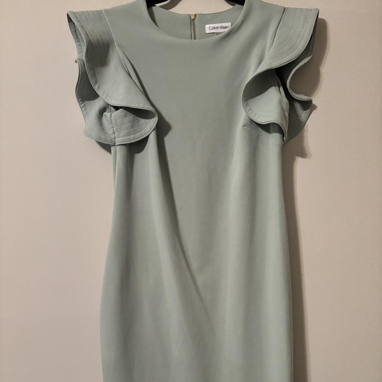 Calvin klein mint green fashion dress