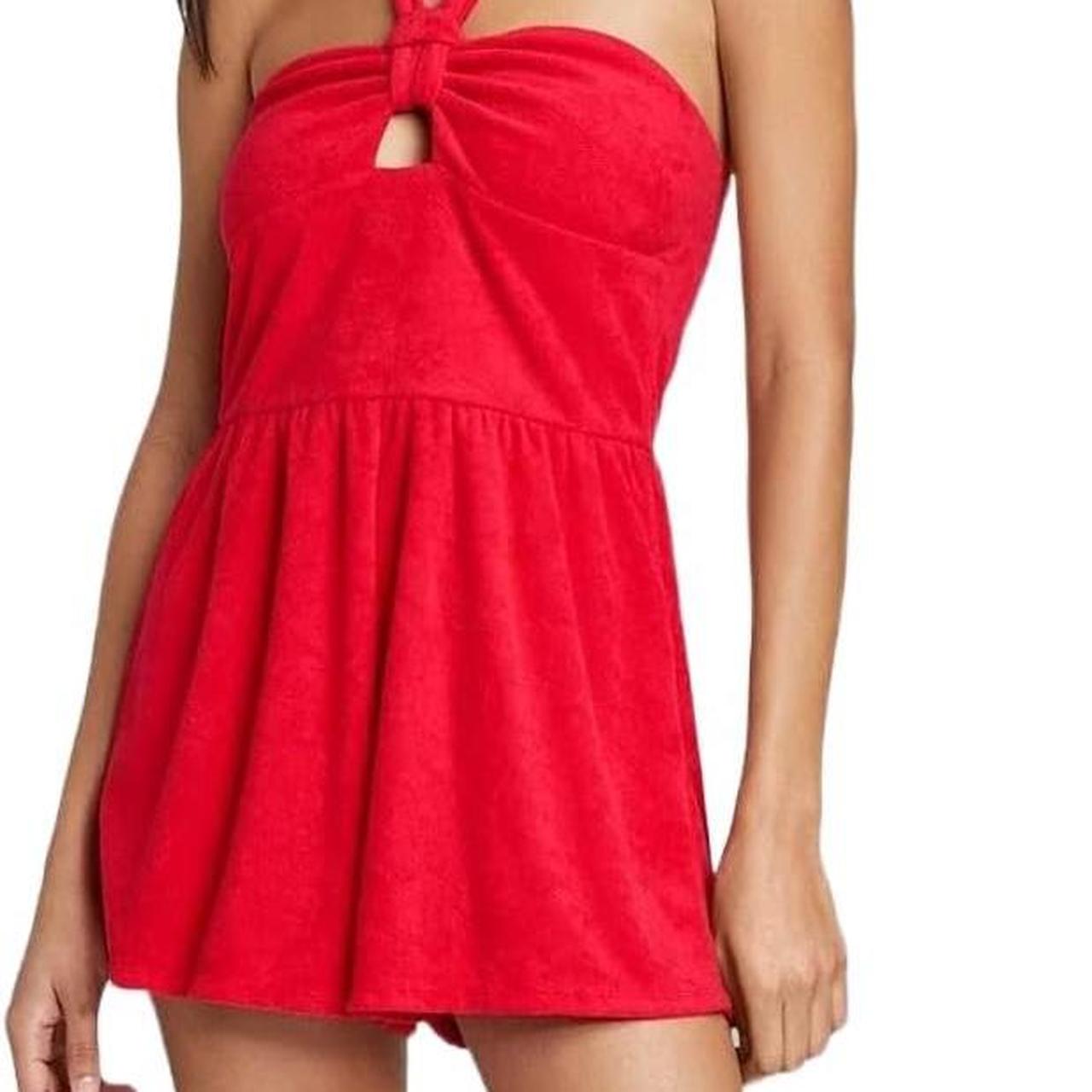 Red Terry Cloth purchases Romper