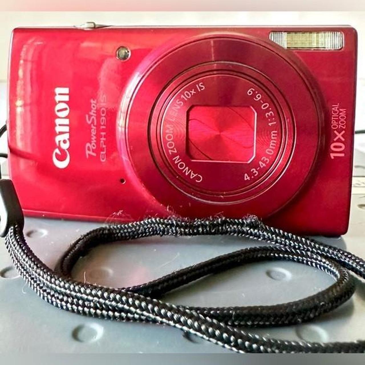 Canon PowerShot ELPH 190 IS 20MP 10x Optical Zoom... - Depop