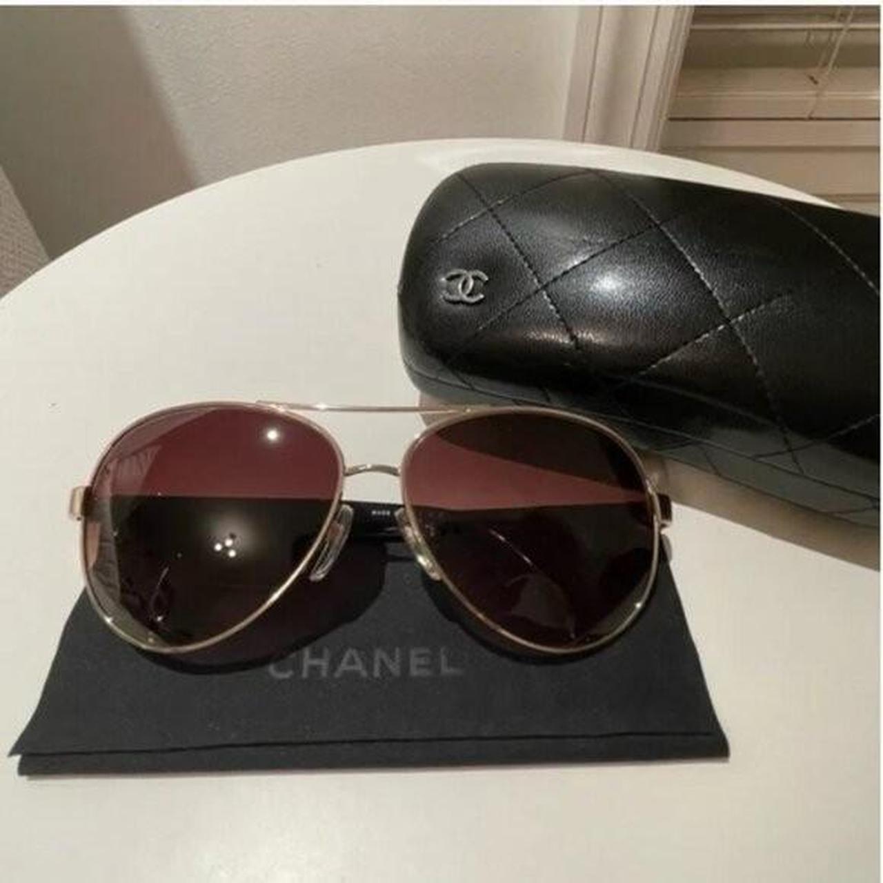 Chanel Aviator Sunglasses CHANEL 4195Q 395 3B Pale