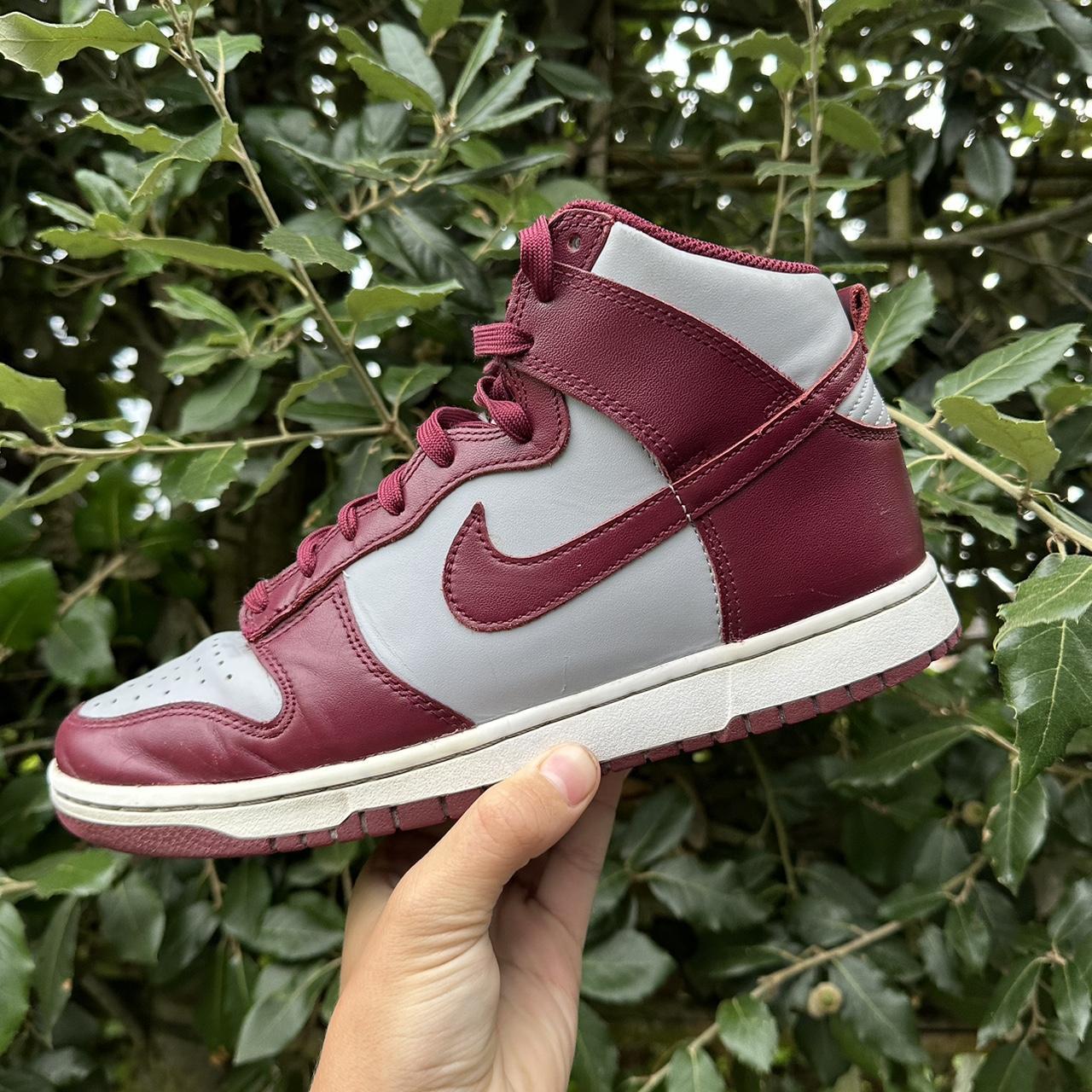 dunk high maroon