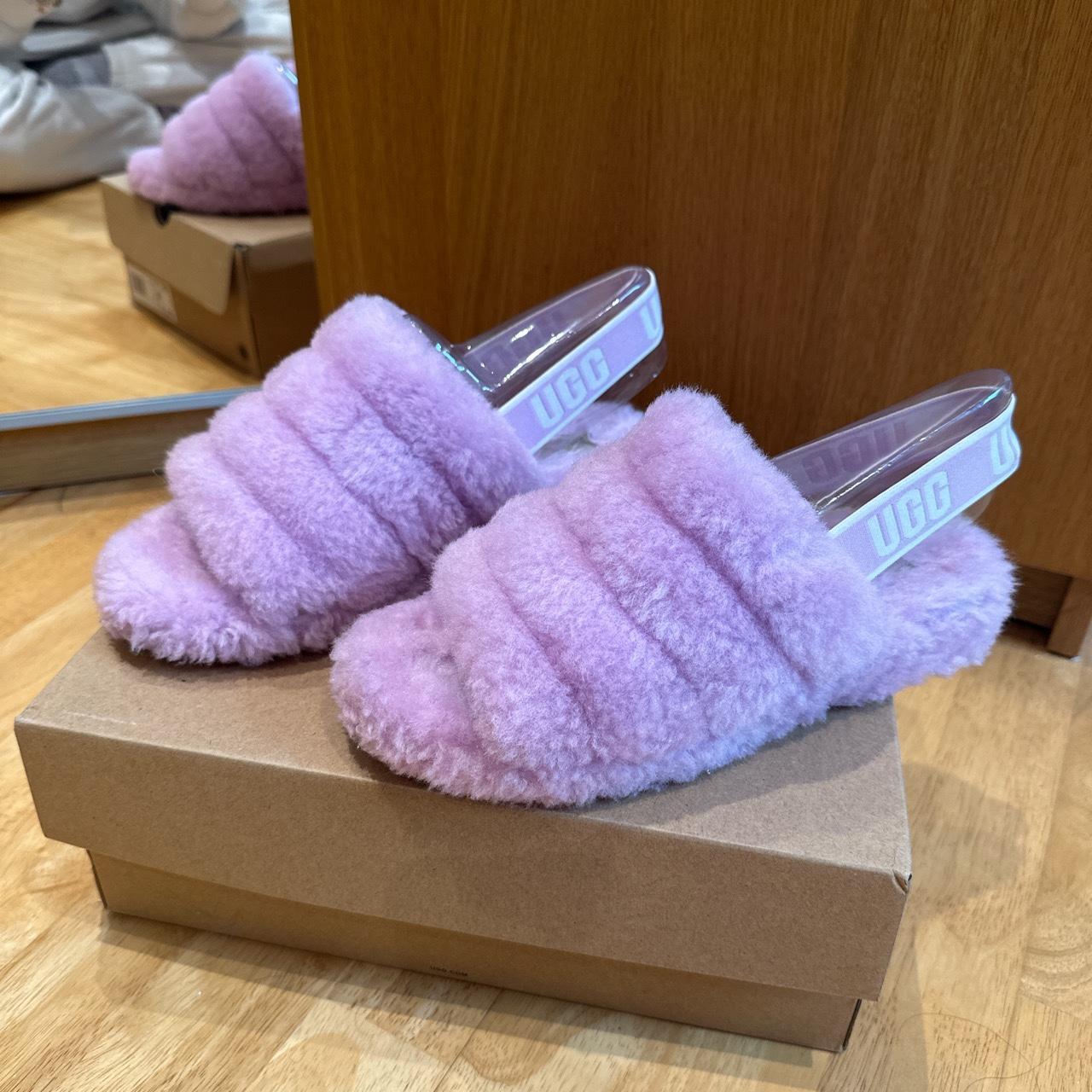 Lilac Ugg slippers Worn a few times in very good... - Depop