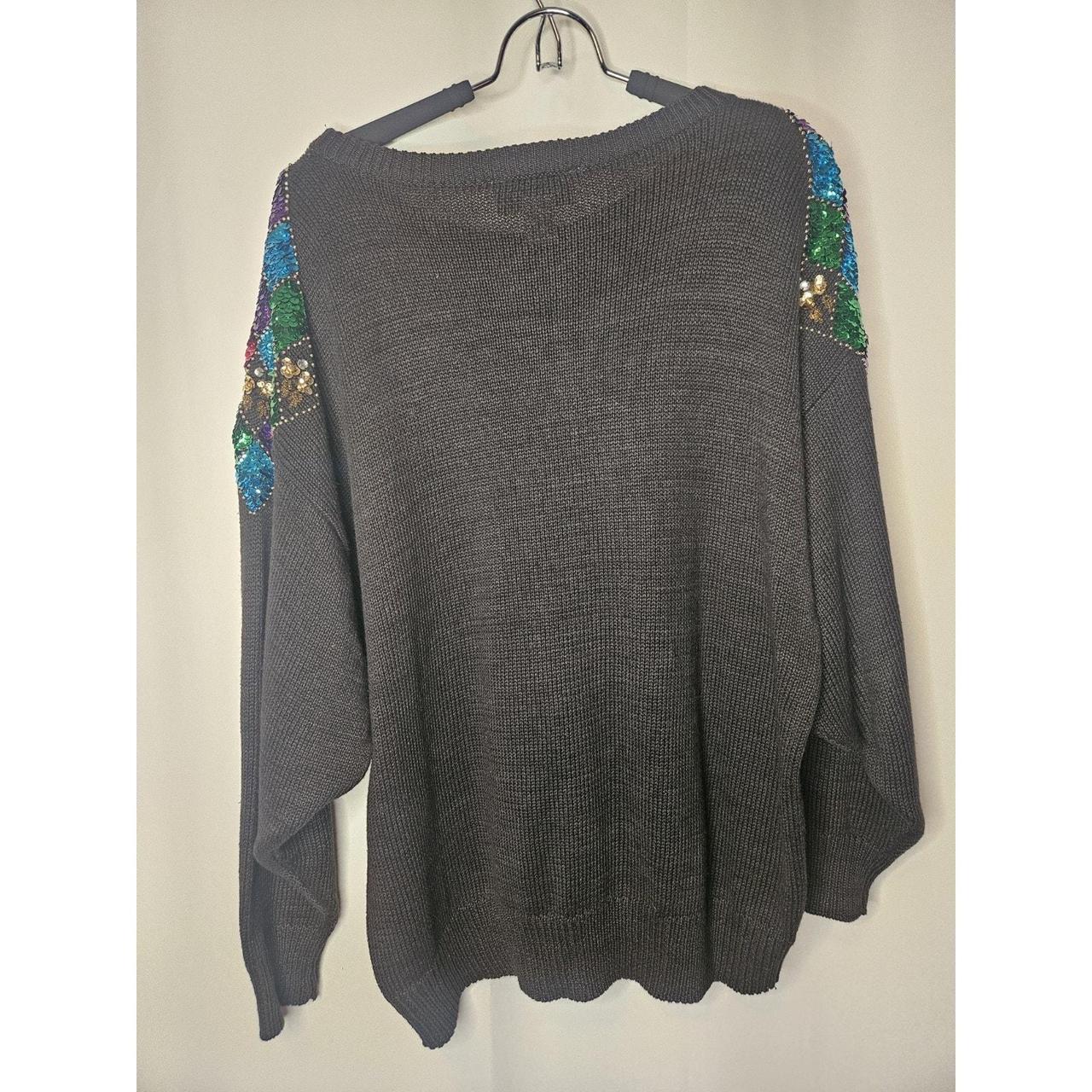 Source Unknown Women's Sweater - Black/Multi - XX… - image 4