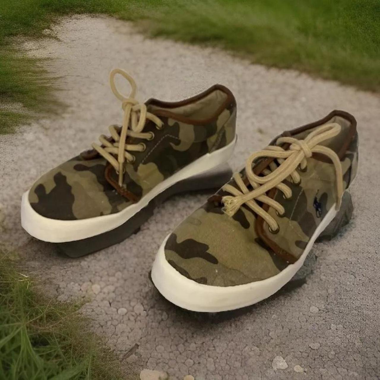 Polo ralph lauren camo shoes best sale