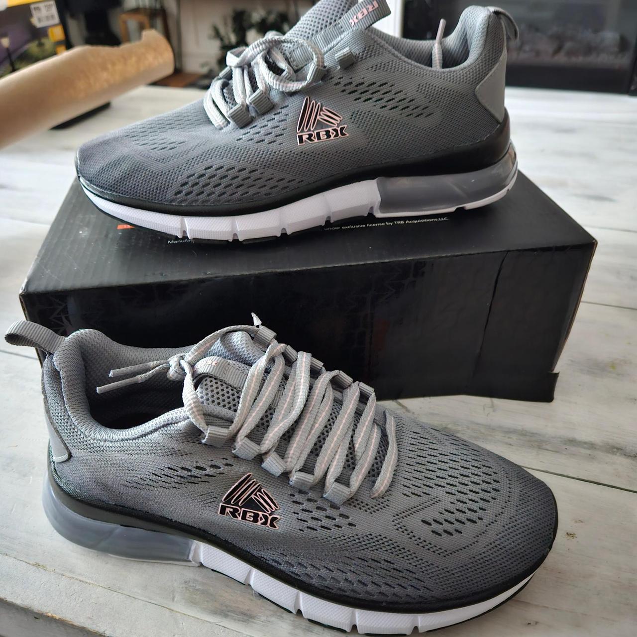 RBX women's athletic shoes size 7, color gray and | Depop