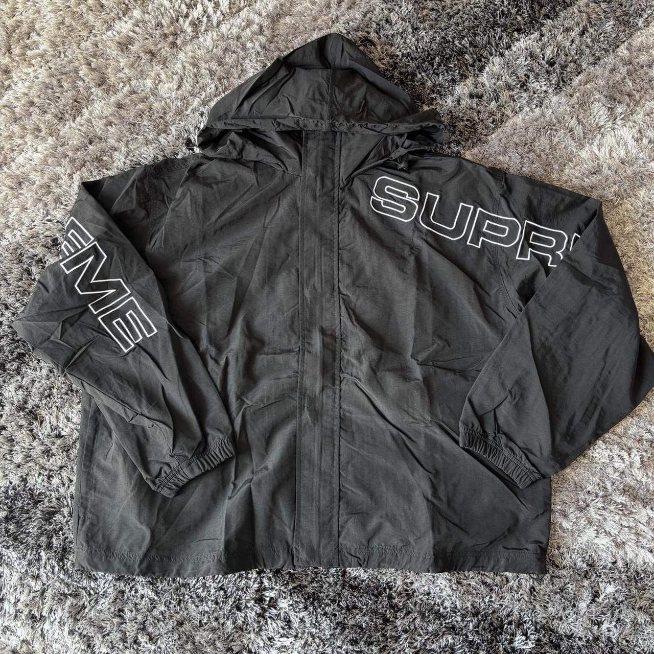 Supreme S logo track jacket and pants Supreme black | Depop