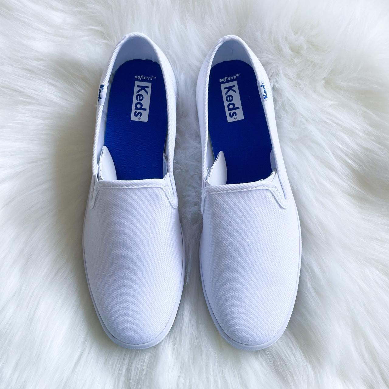 Keds champion leather store slip on