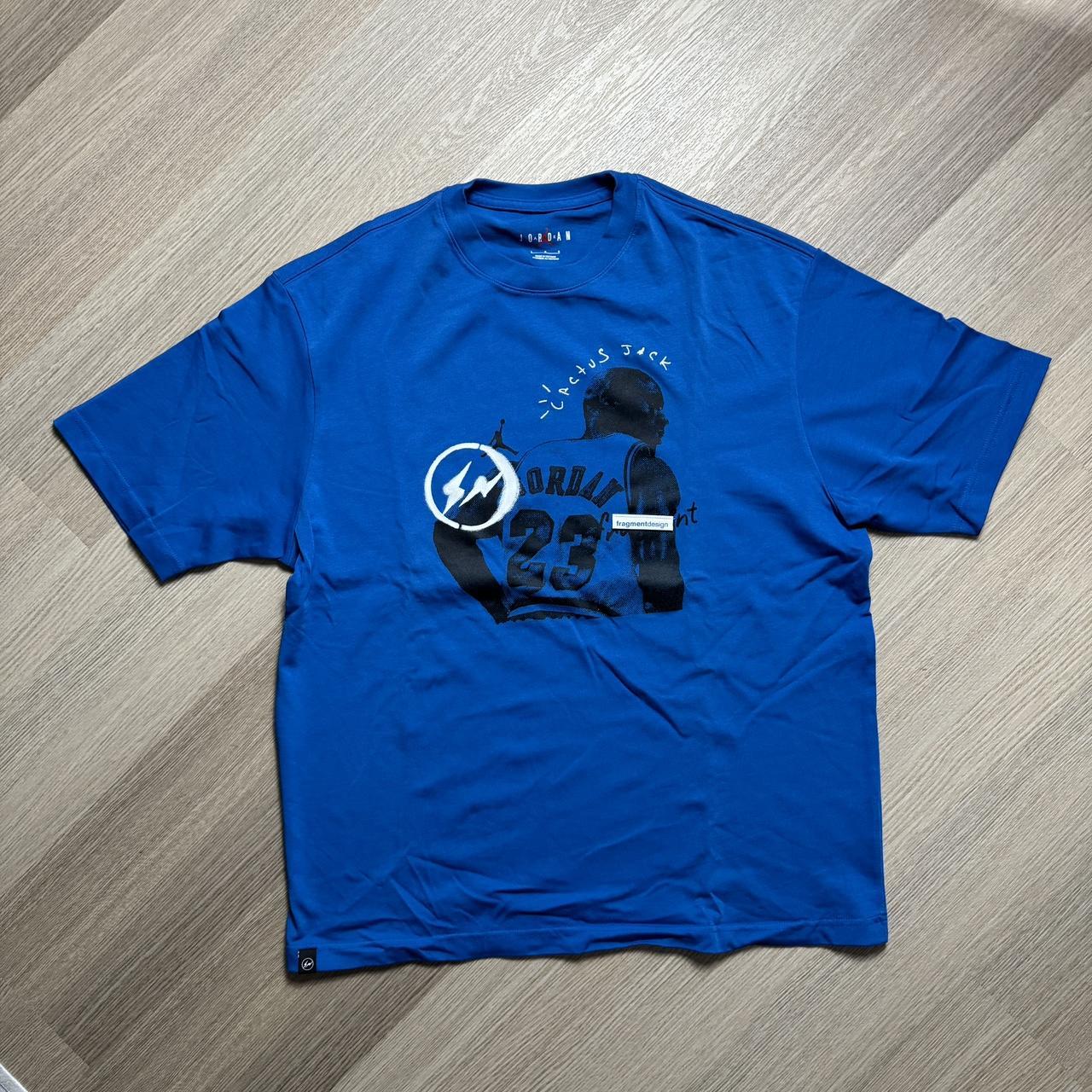 Travis Scott x Jordan x Fragment tee Size L Brand | Depop