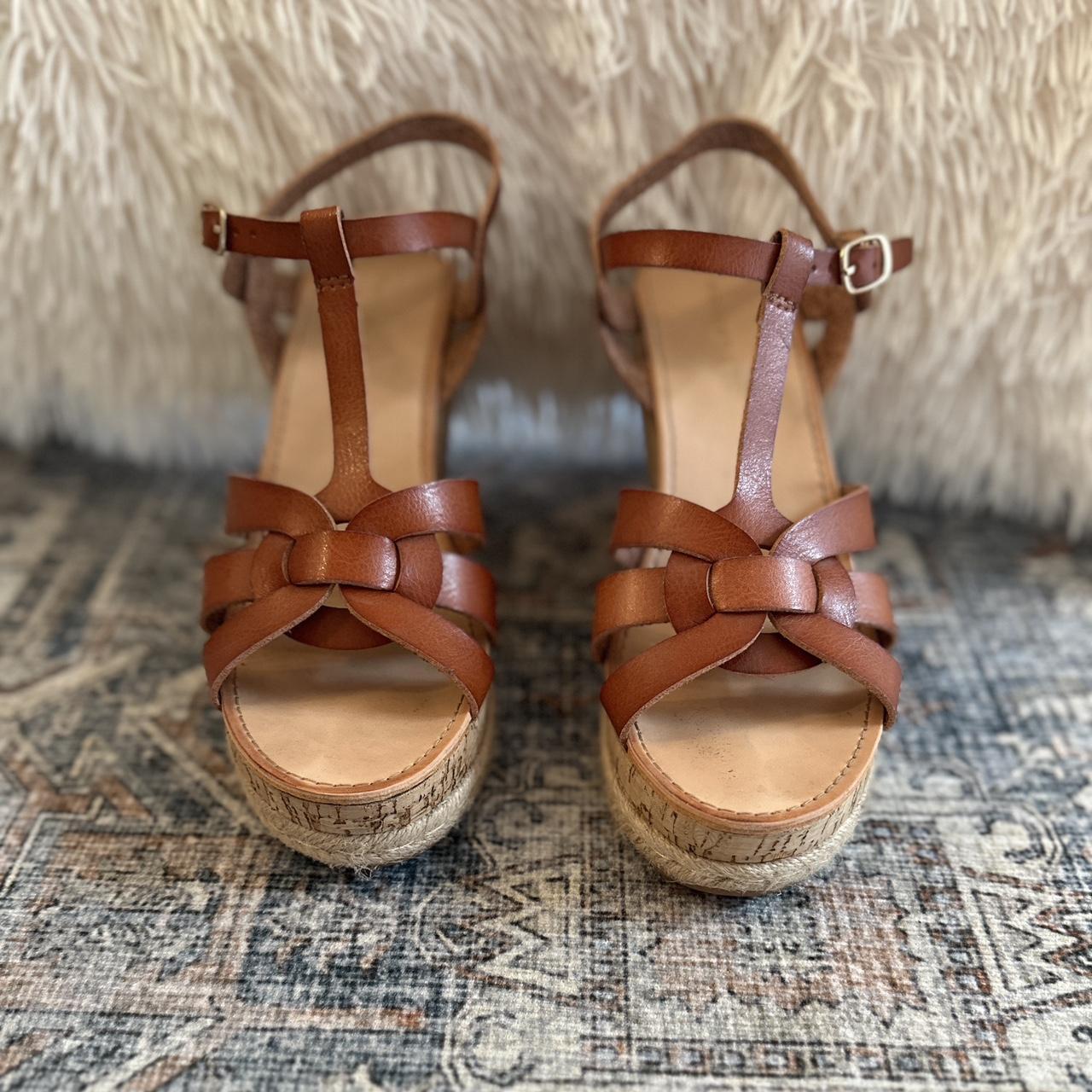 Madden girl brown wedges hotsell