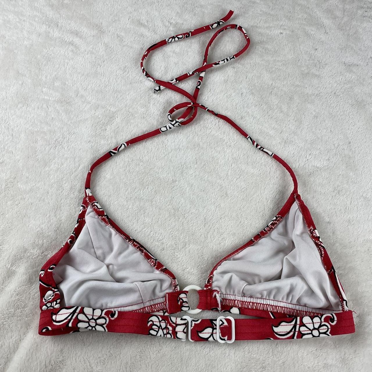 Venus Men's Red and White Bikini-and-tankini-tops | Depop