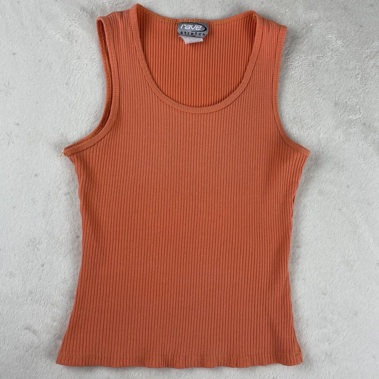 Women's Orange Vest Depop