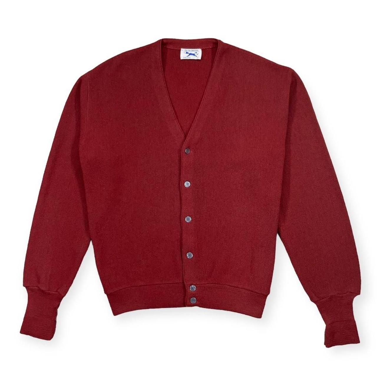 Vintage 70s JC Penney The Fox Sweater Cardigan Men... Depop