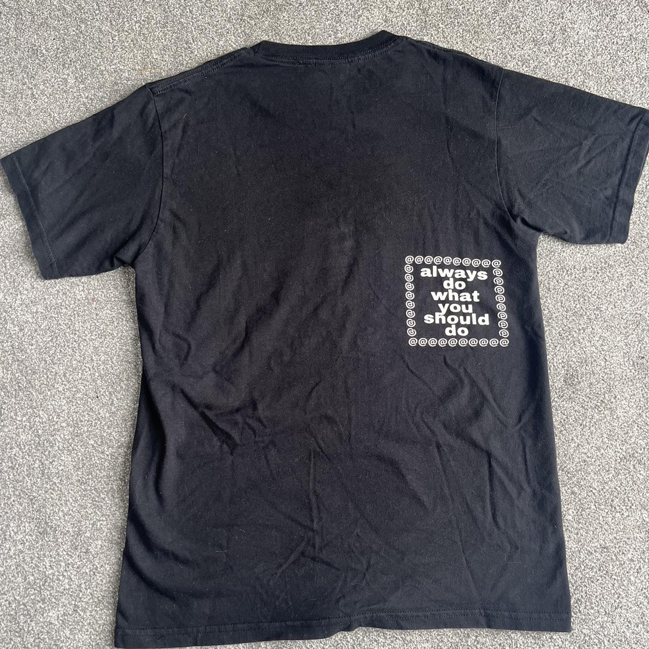 ADWYSD black and red t-shirt | Depop