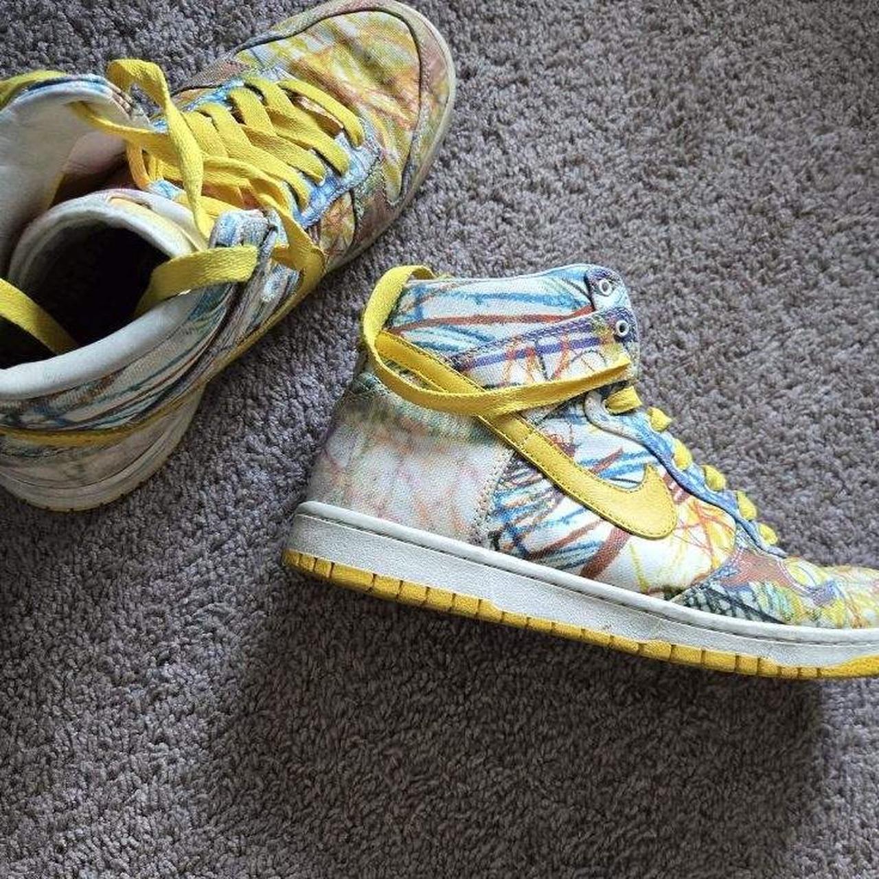 Nike Dunk camomile High Scribble