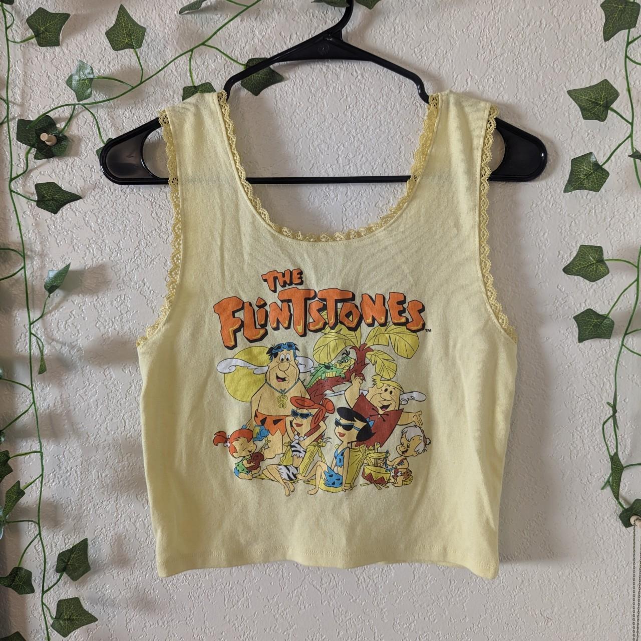 Target: The Flintstones lace cropped tank