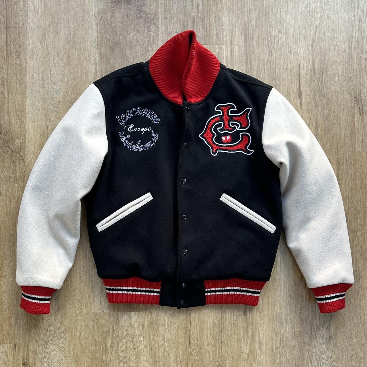 BBC ICECREAM BLACK EU SKATE CONE VARSITY