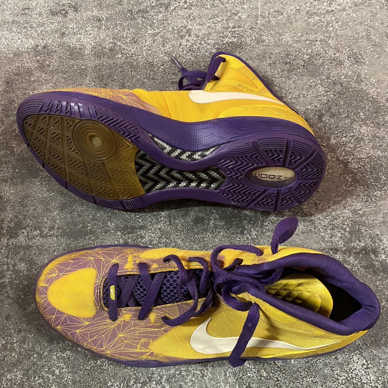 2011 Nike Hyperdunk Lakers themed colorway. 1. Depop