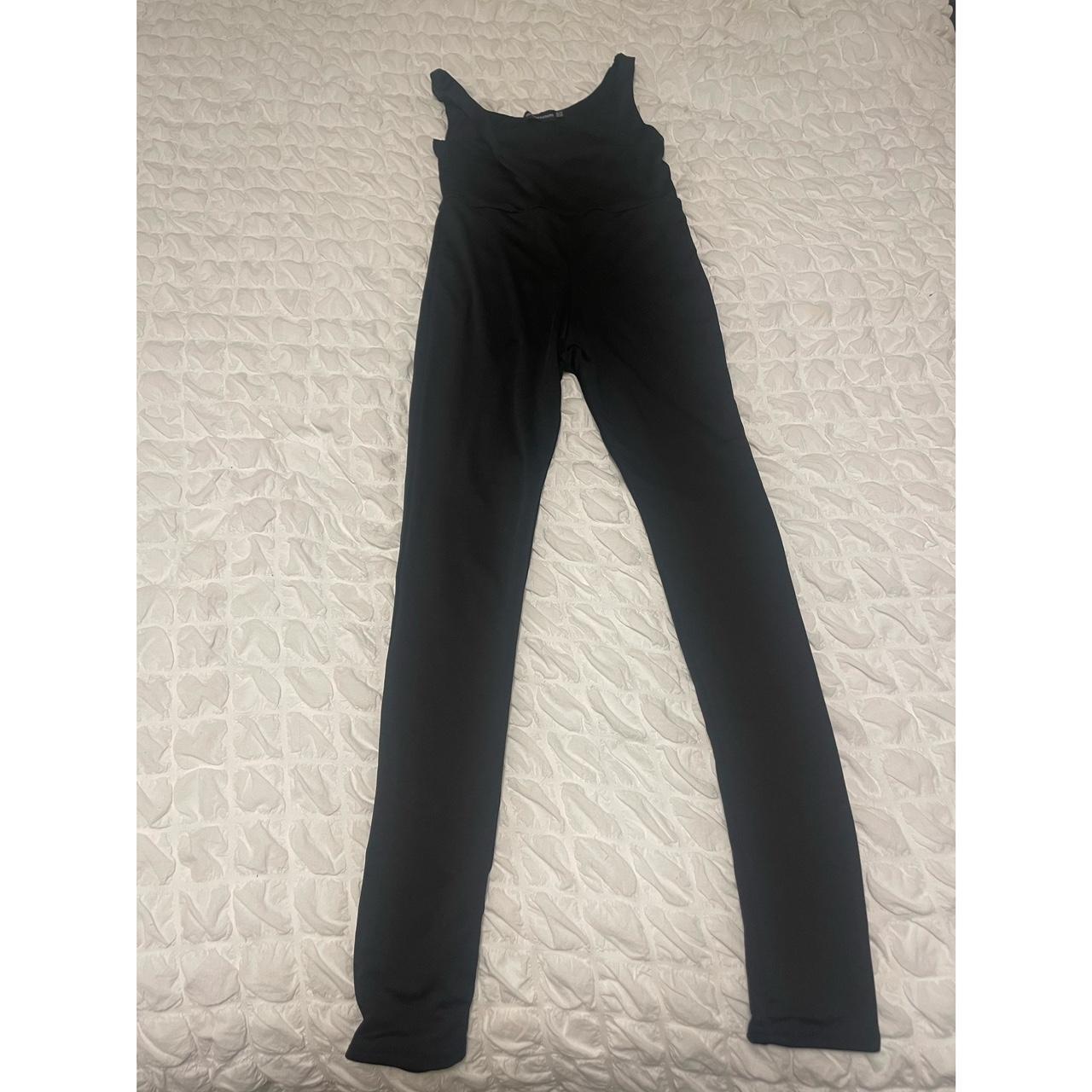 PLT black jumpsuit. Stretchy material. Size 10.... Depop