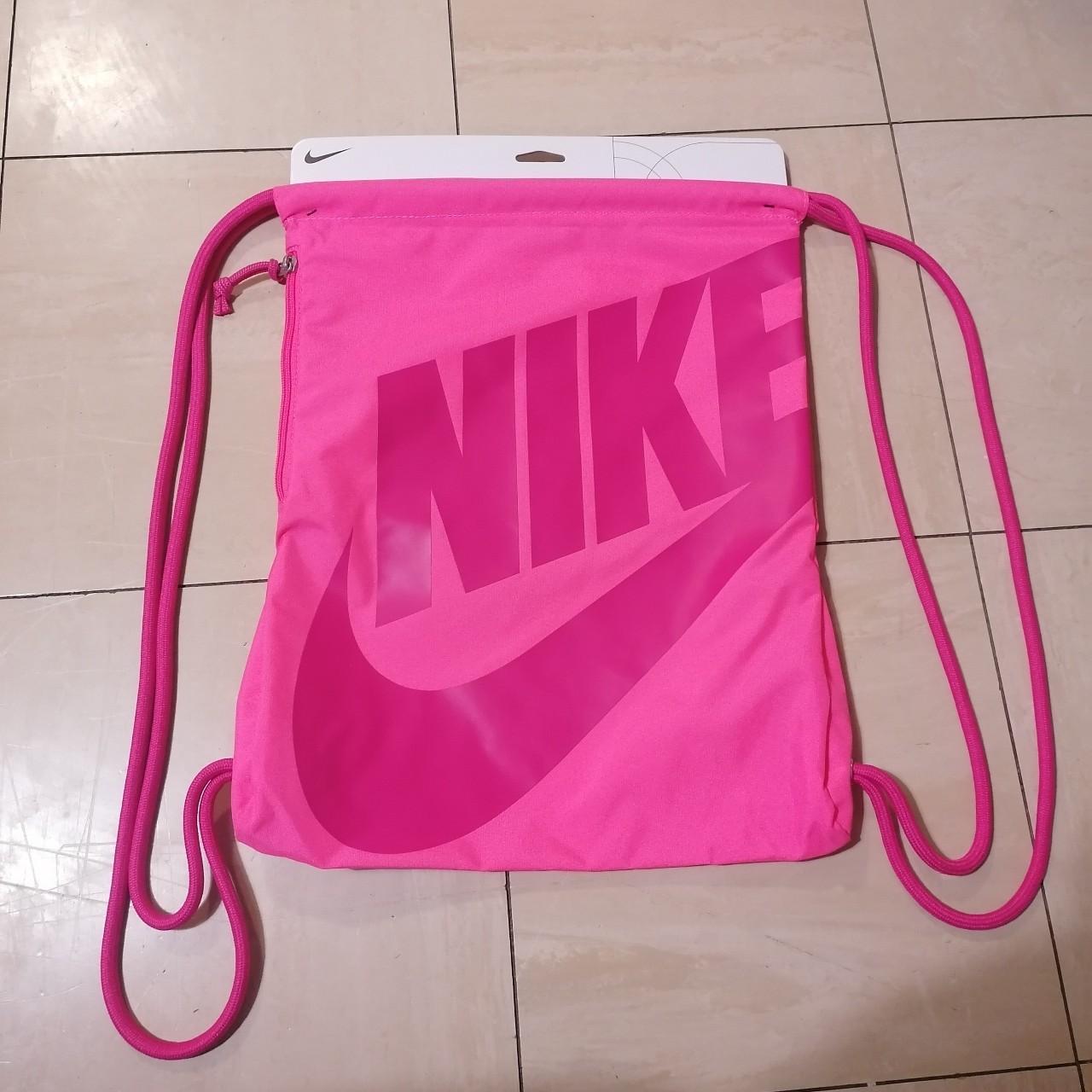 Nike pink Drawstring 13 Litres