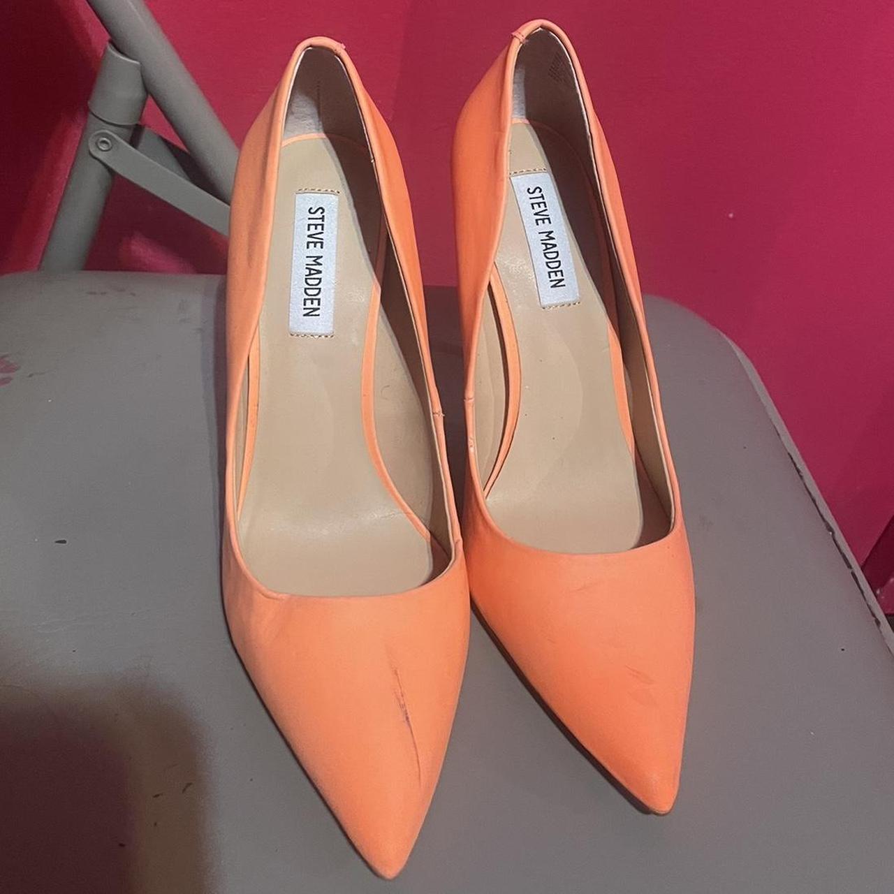 Steve madden orange heels online