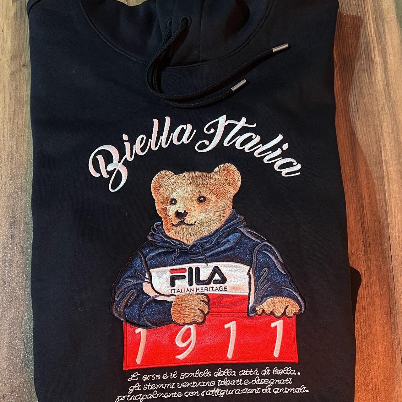 Fila bear hoodie online