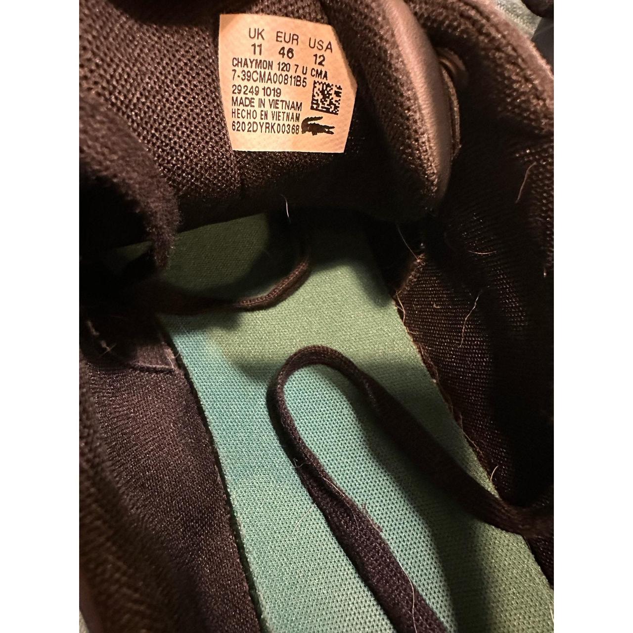 Narrow Worn This pair of Lacoste