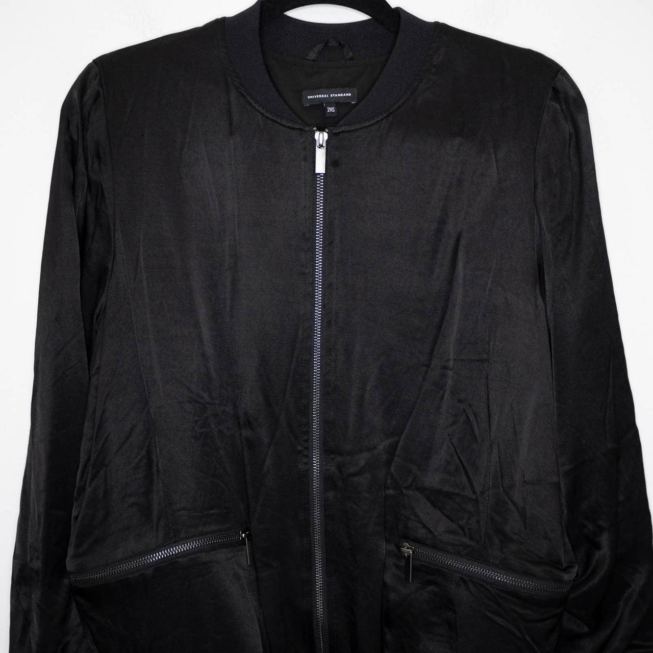 Satin Bomber Jacket - Black by Universal Standard