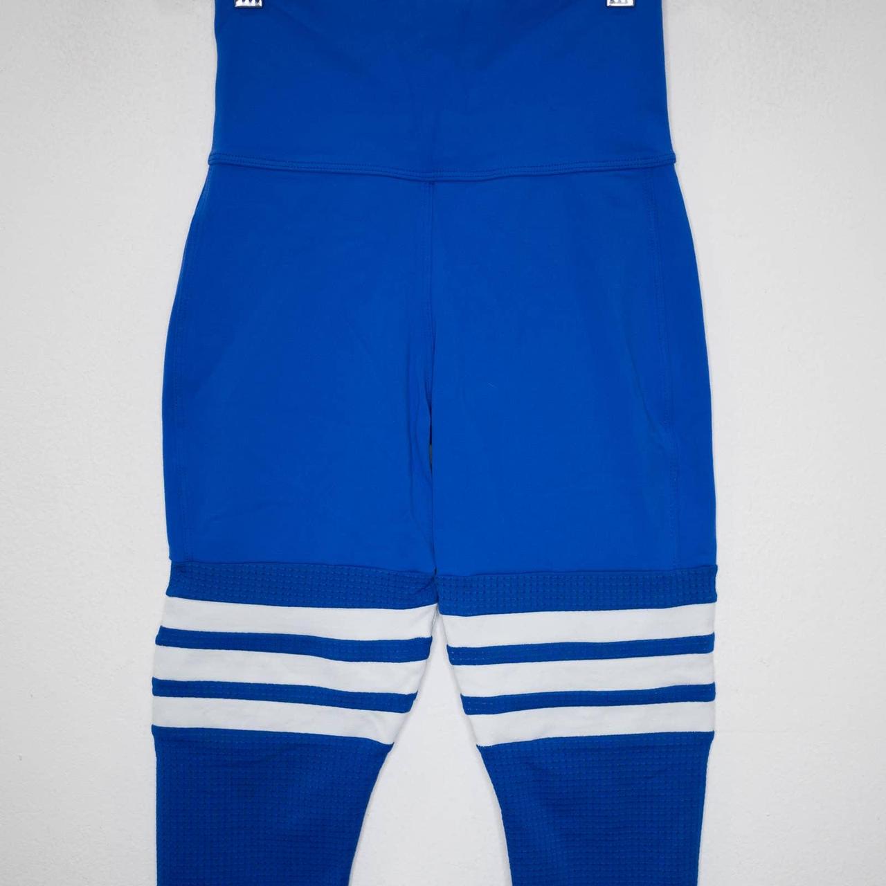 Bombshell Sportswear Original Sock Leggings in Blue/White Small - Athletic  apparel