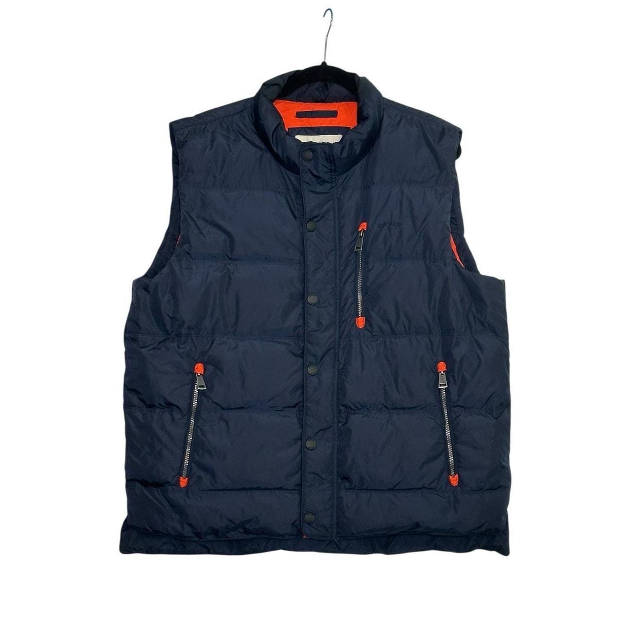 Orvis Men's Vest - Blue/Orange - L – Orvis blue o… - image 1