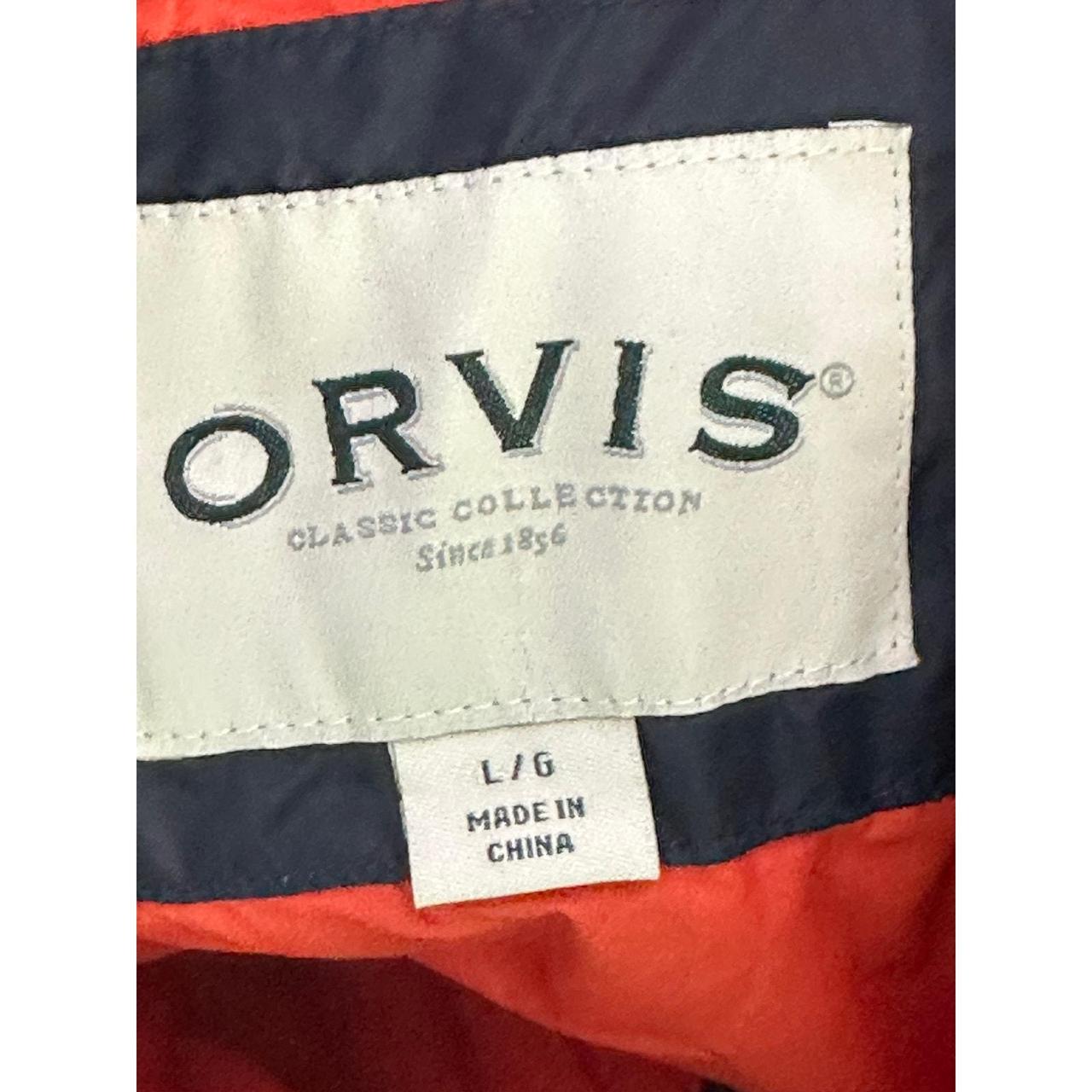 Orvis Men's Vest - Blue/Orange - L – Orvis blue o… - image 3