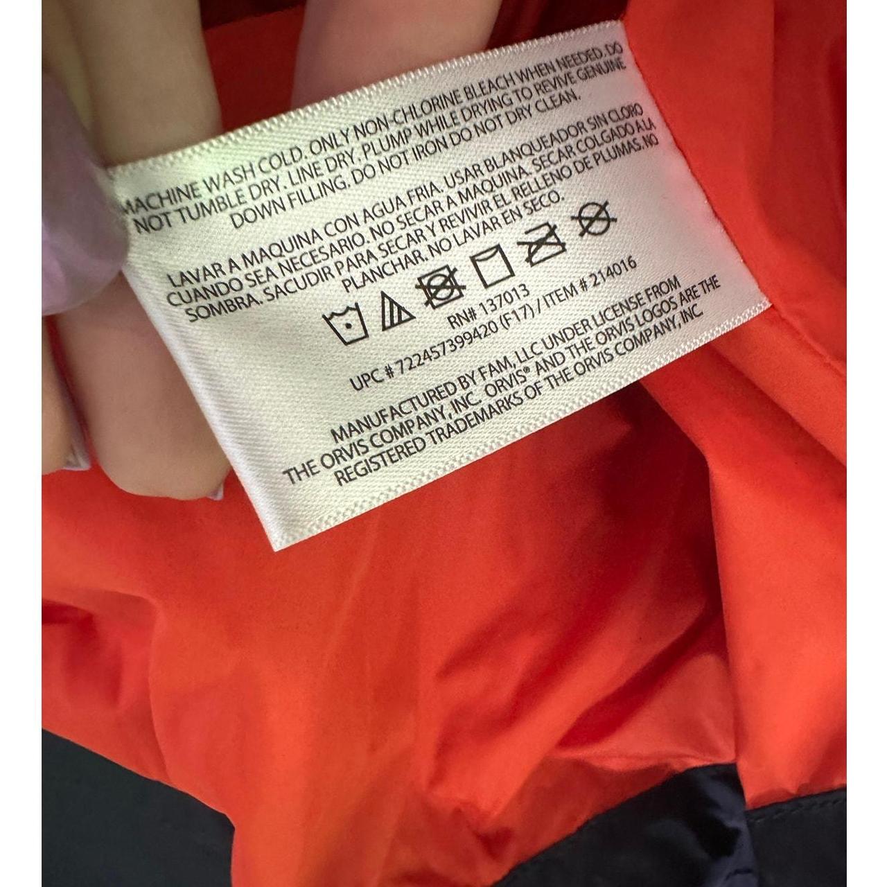 Orvis Men's Vest - Blue/Orange - L – Orvis blue o… - image 5