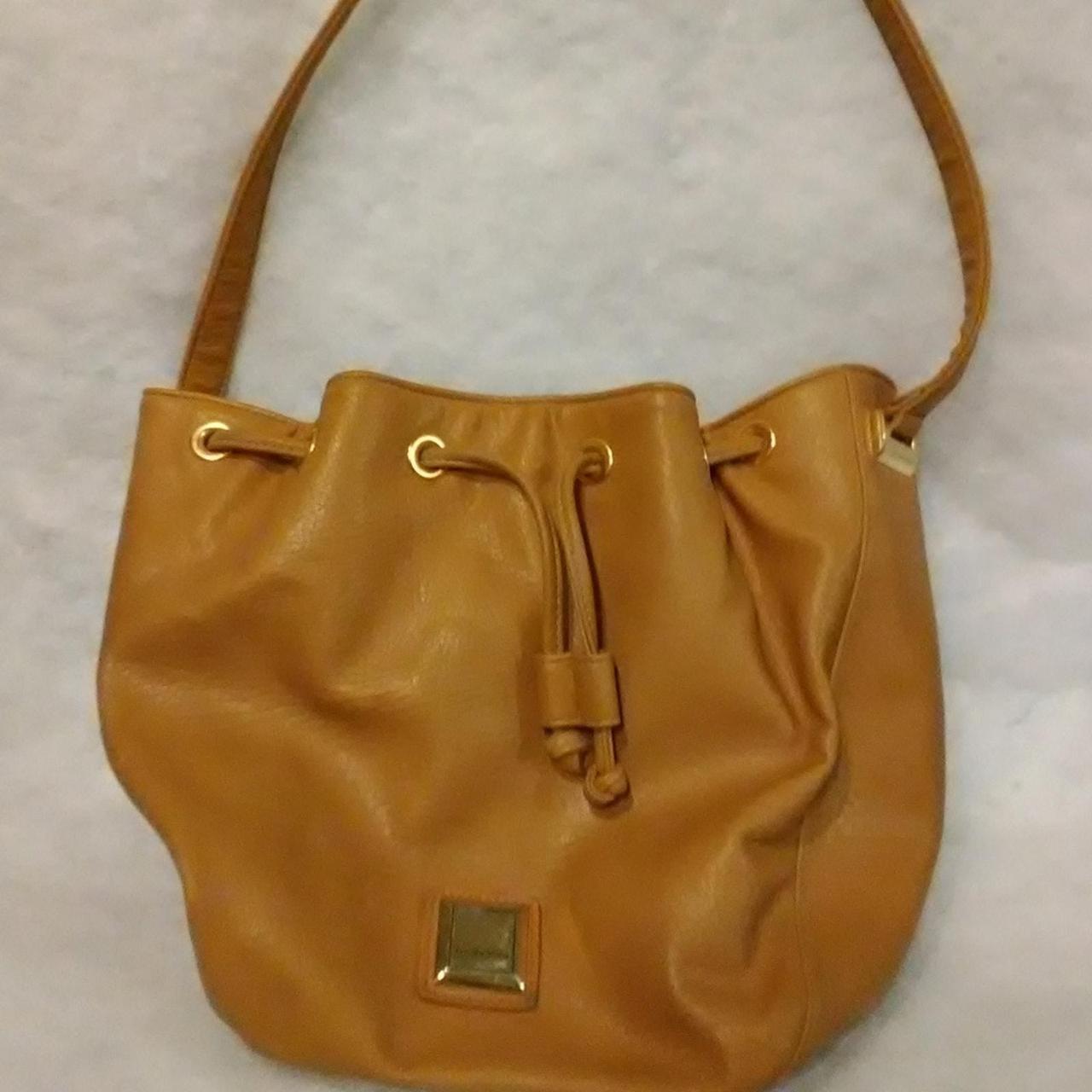 Source Unknown Women's Bag - Tan – Small drawstri… - image 1