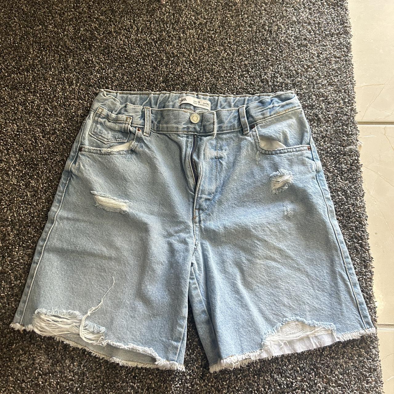 Jean Shorts zara girls size good 10