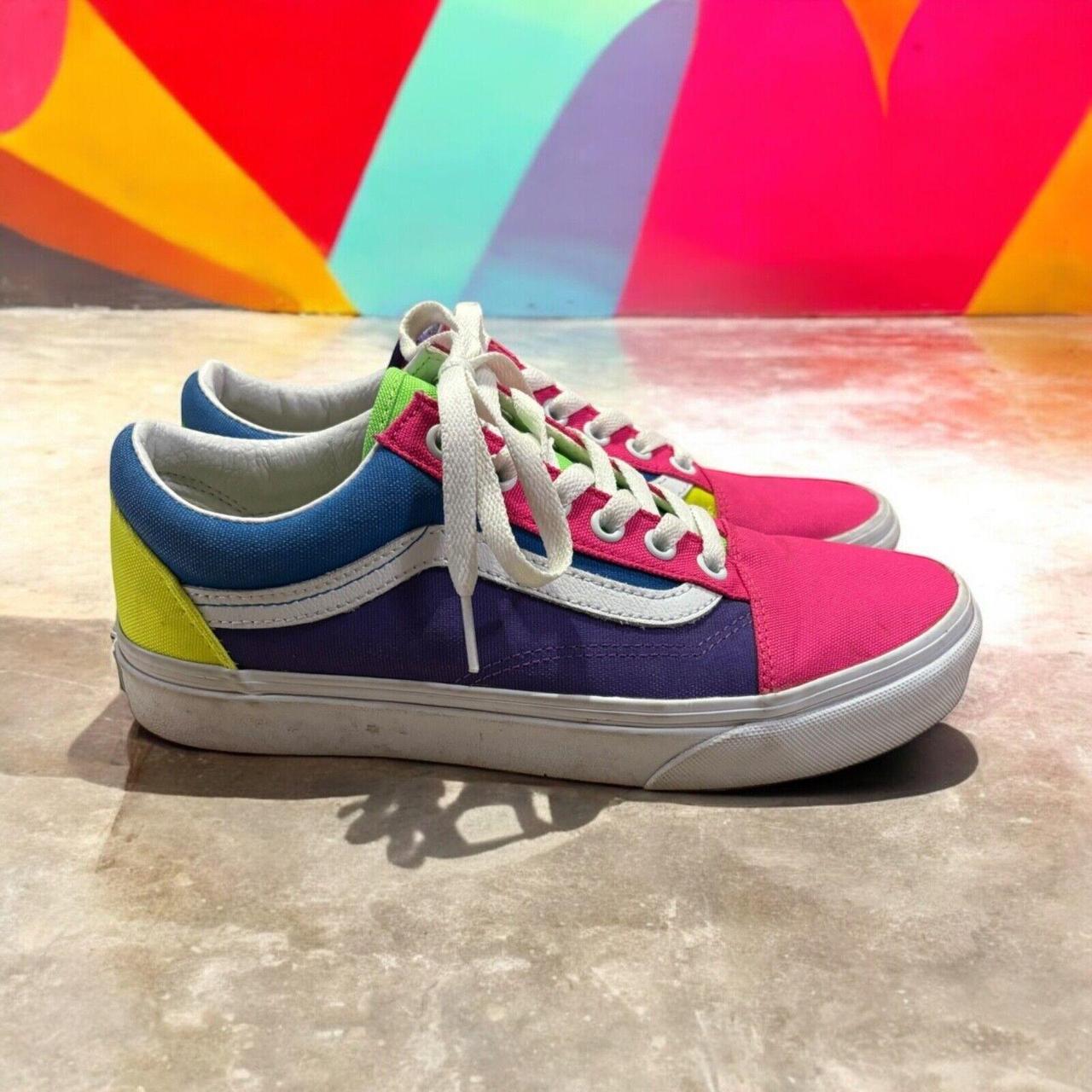 Vans Women's Sneakers Multi/Pink US – Vans Old Skool Neon