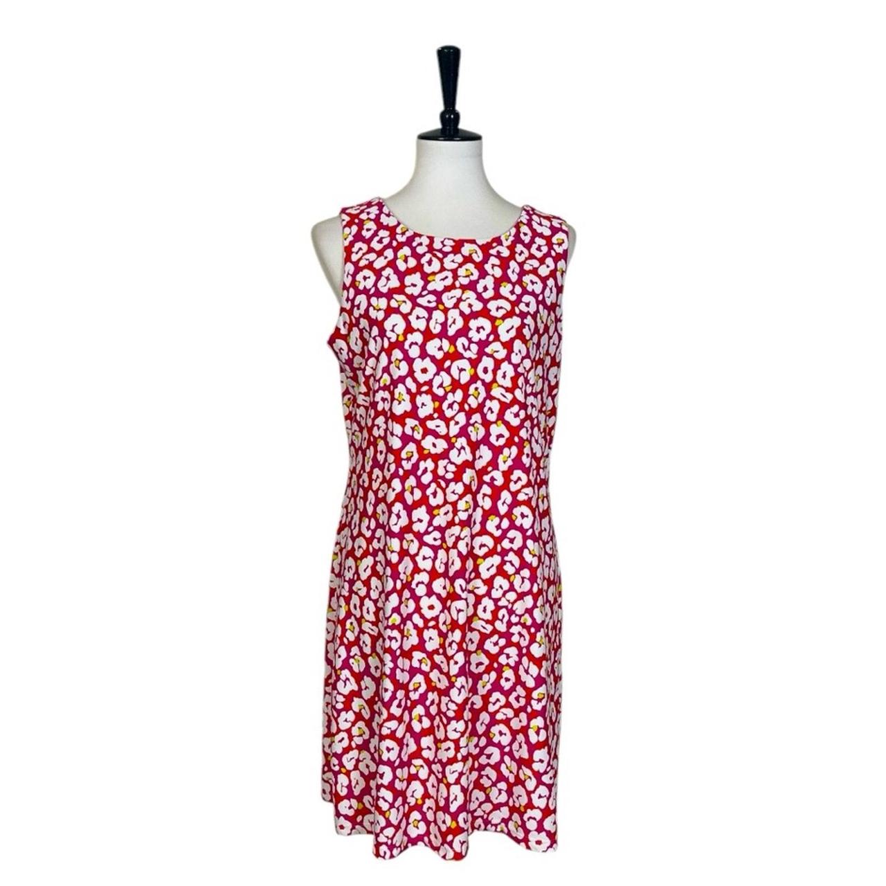 Source Unknown Women's A-line Dress - Pink/White … - image 1