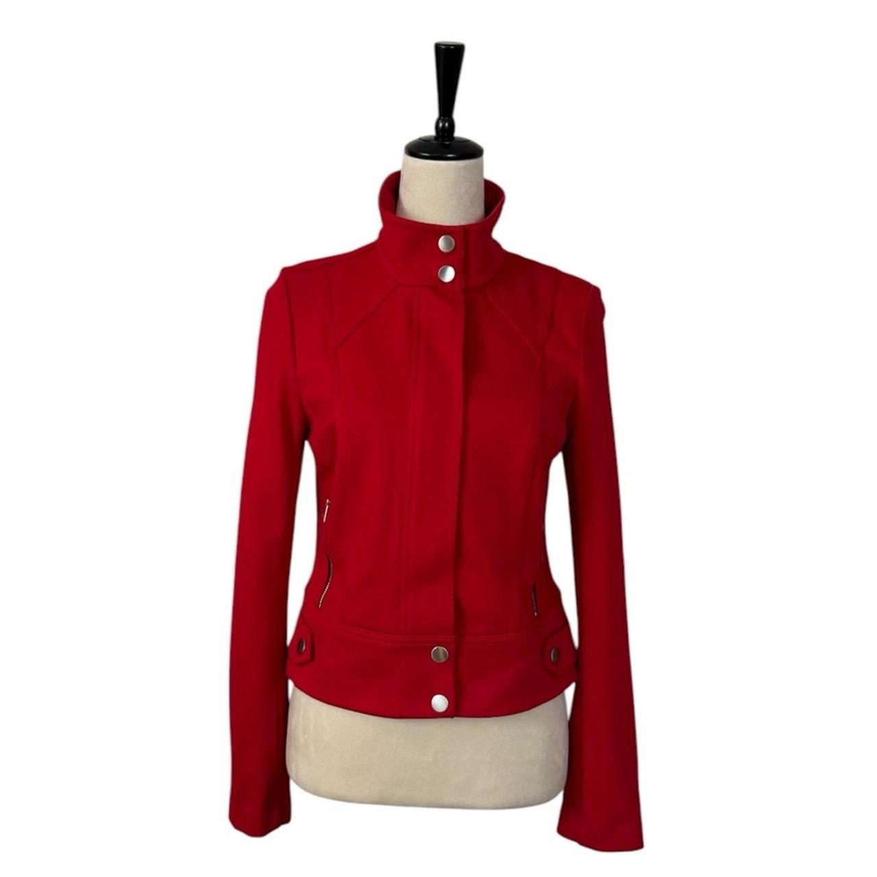 Cache Women's Blazer Jacket - Red - 4 – Cache Jac… - image 2