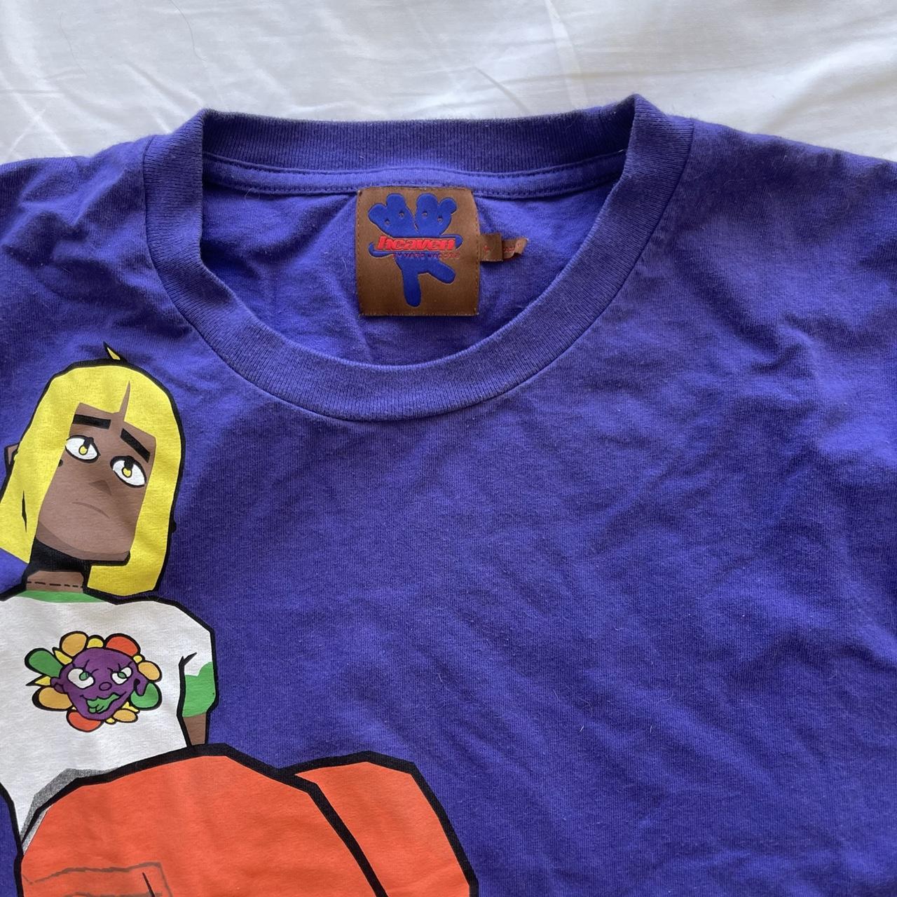 HEAVEN TECHNO GIRL PURPLE GRAPHIC TEE, Love