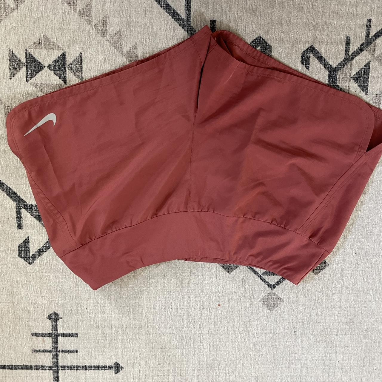 nike burgundy running shorts