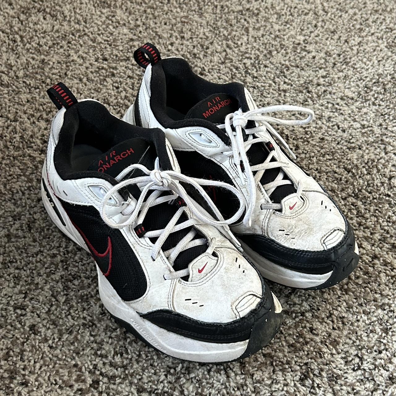 2021 Nike Air Monarch Black and white