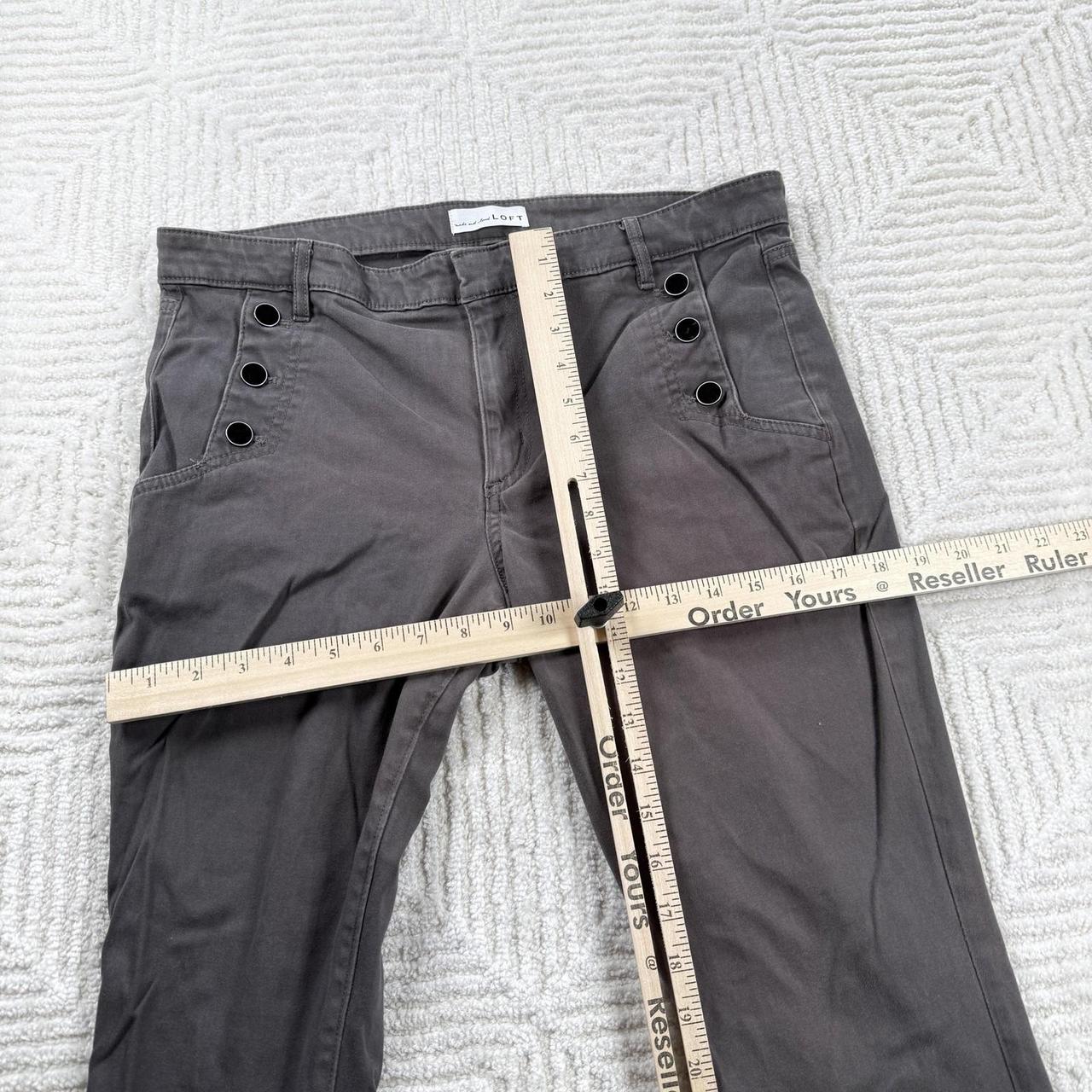 LOFT Women's Pants - Grey - 12 – LOFT Pants Women… - image 4