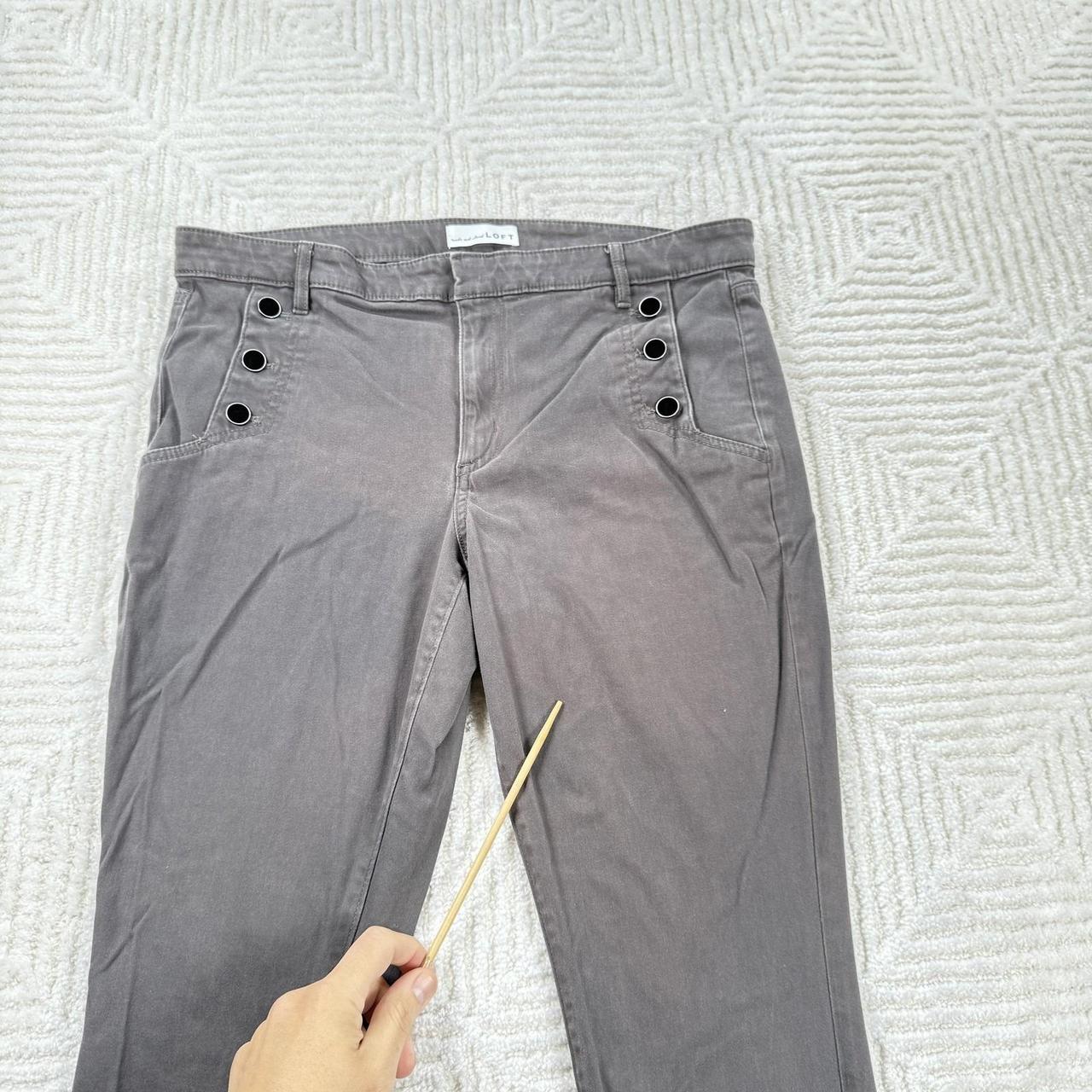 LOFT Women's Pants - Grey - 12 – LOFT Pants Women… - image 6
