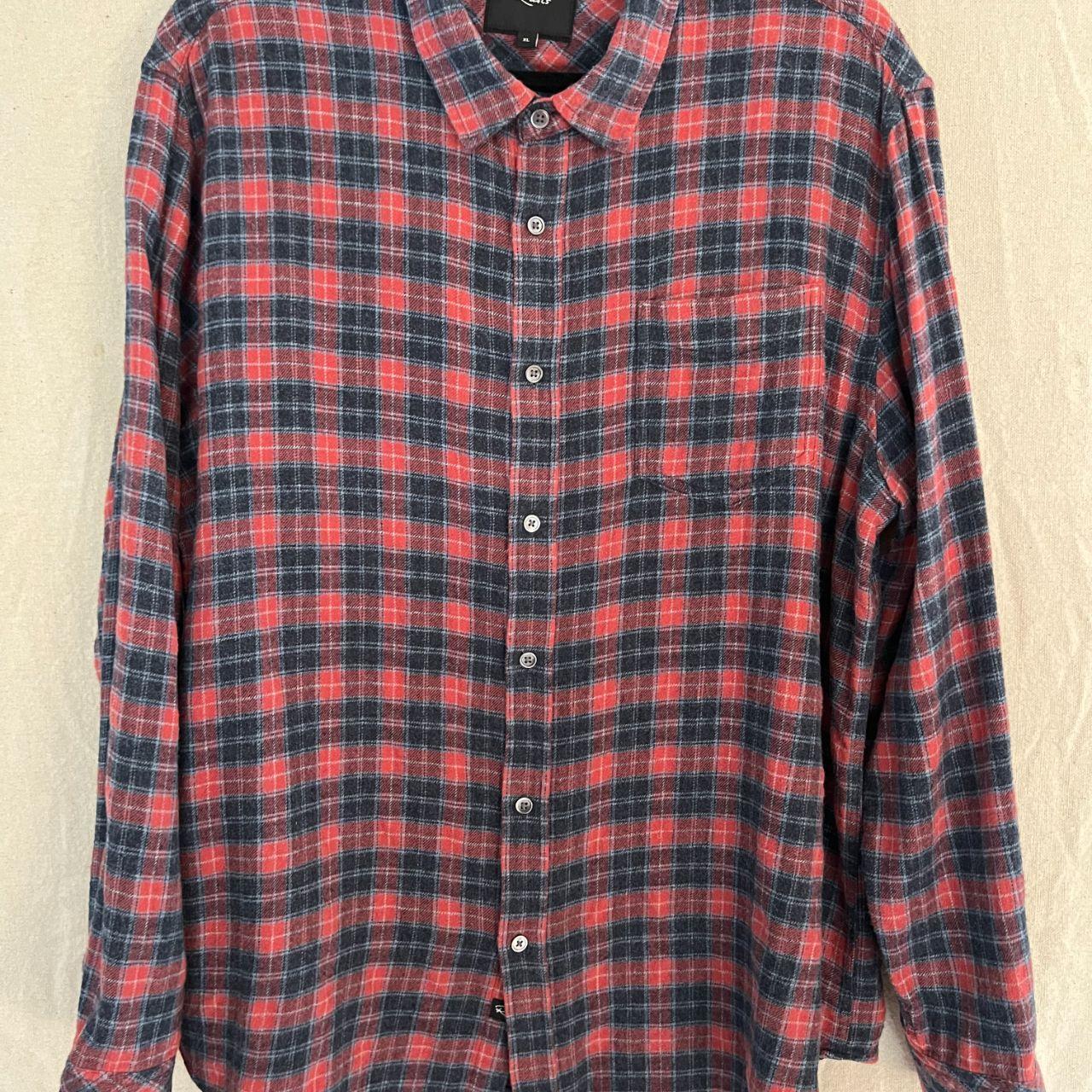 Rails Men's Shirt - Red/Multi - XL – Rails Lennox… - image 2