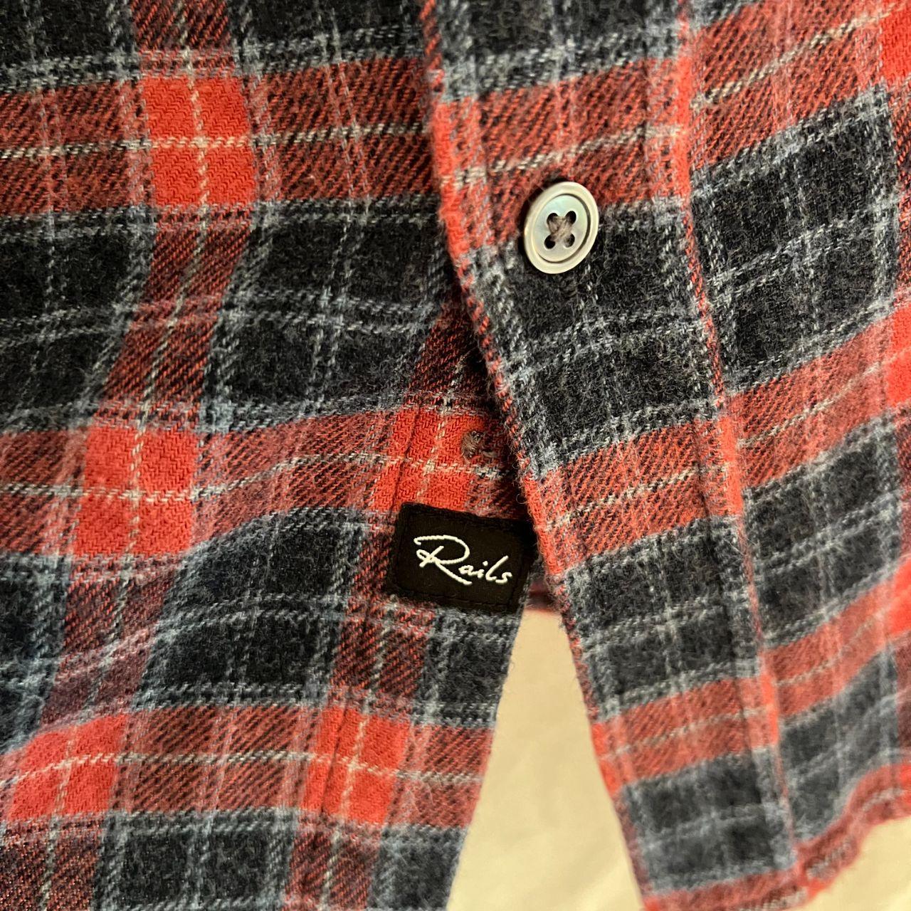 Rails Men's Shirt - Red/Multi - XL – Rails Lennox… - image 3