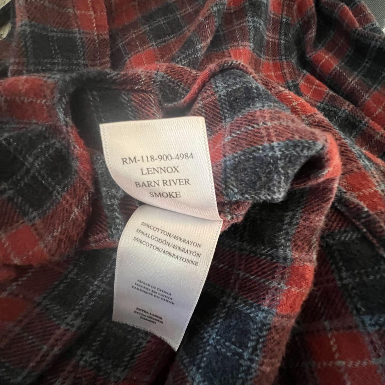 Rails Men's Shirt - Red/Multi - XL – Rails Lennox… - image 6