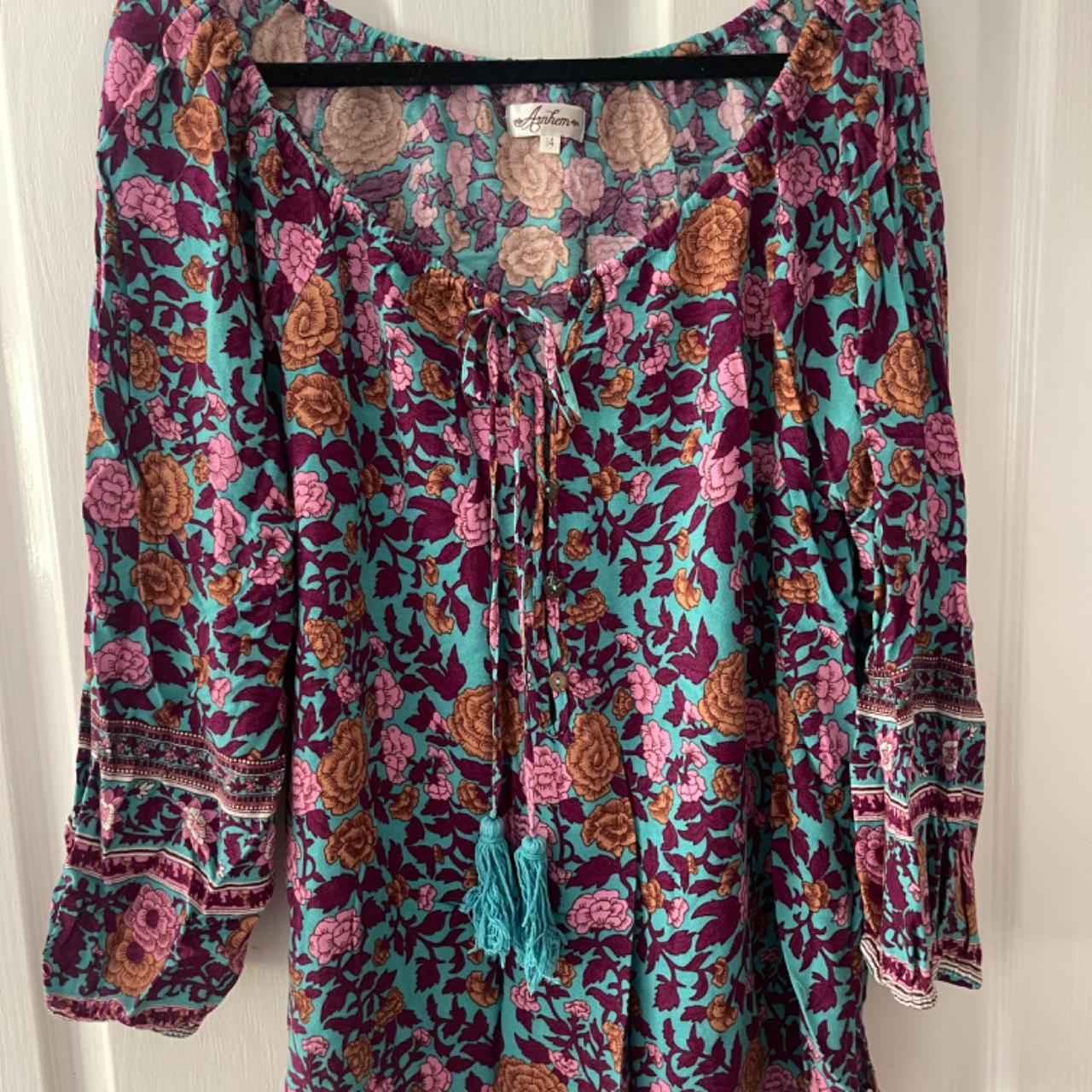 Arnhem blouse 14 Good condition tassels slightly... Depop