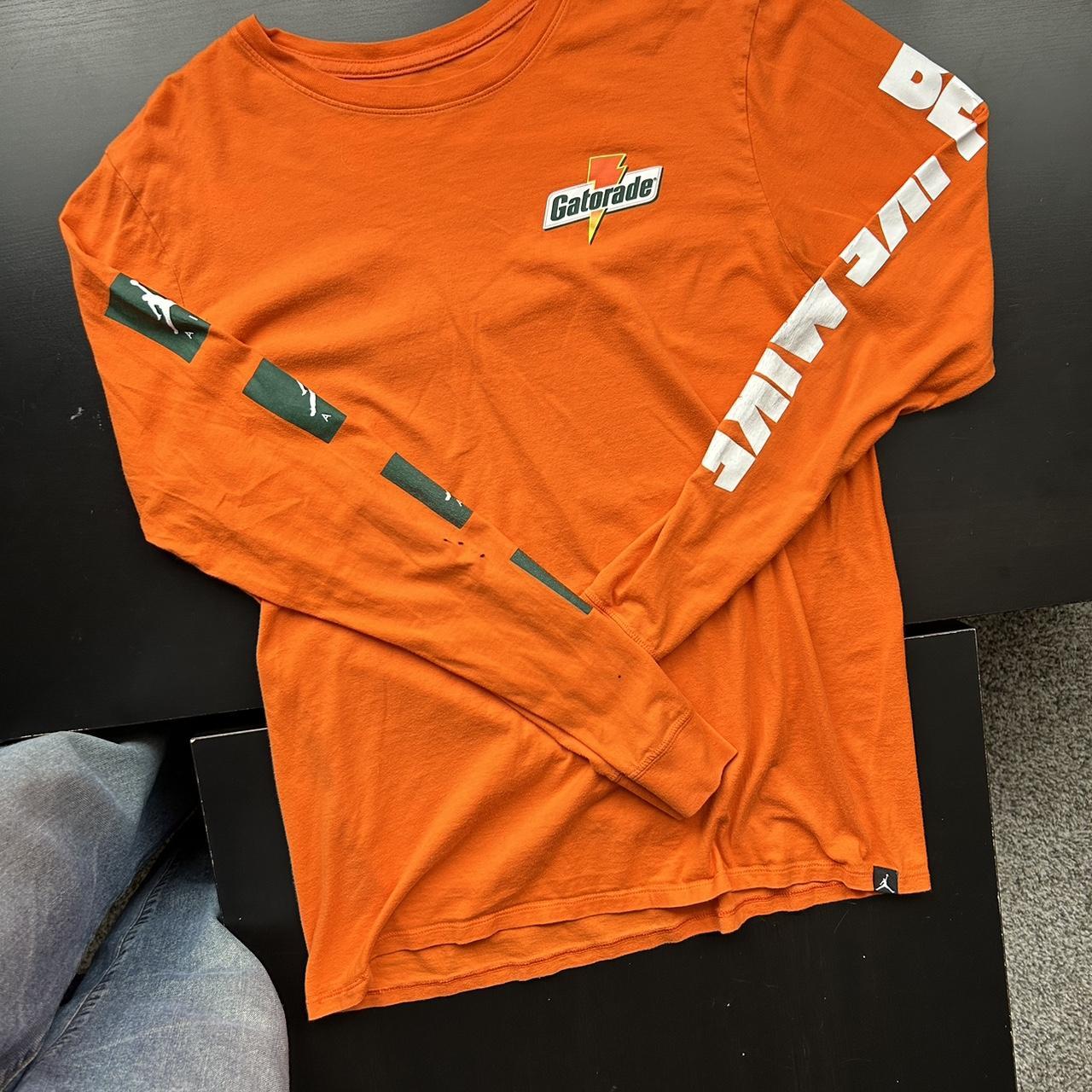 Orange Jordan Gatorade Shirts Nike Gatorade Gatorade Long Sleeve