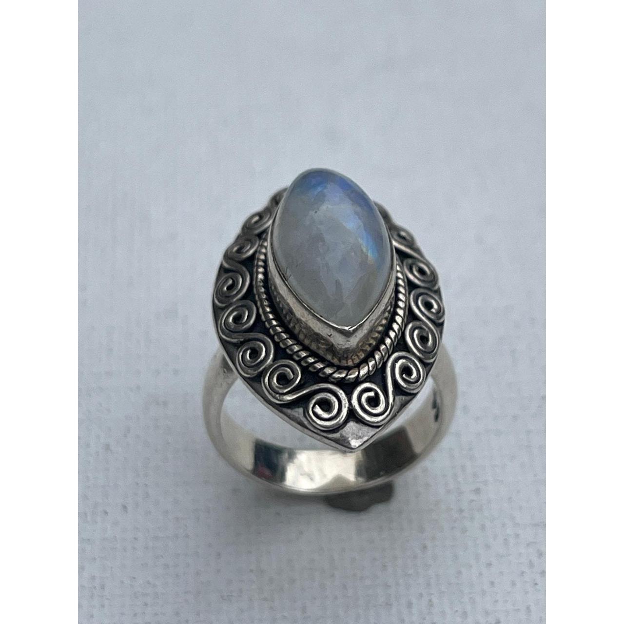 Women's Ring - Silver – Doug Paulus Signed Moonst… - image 3