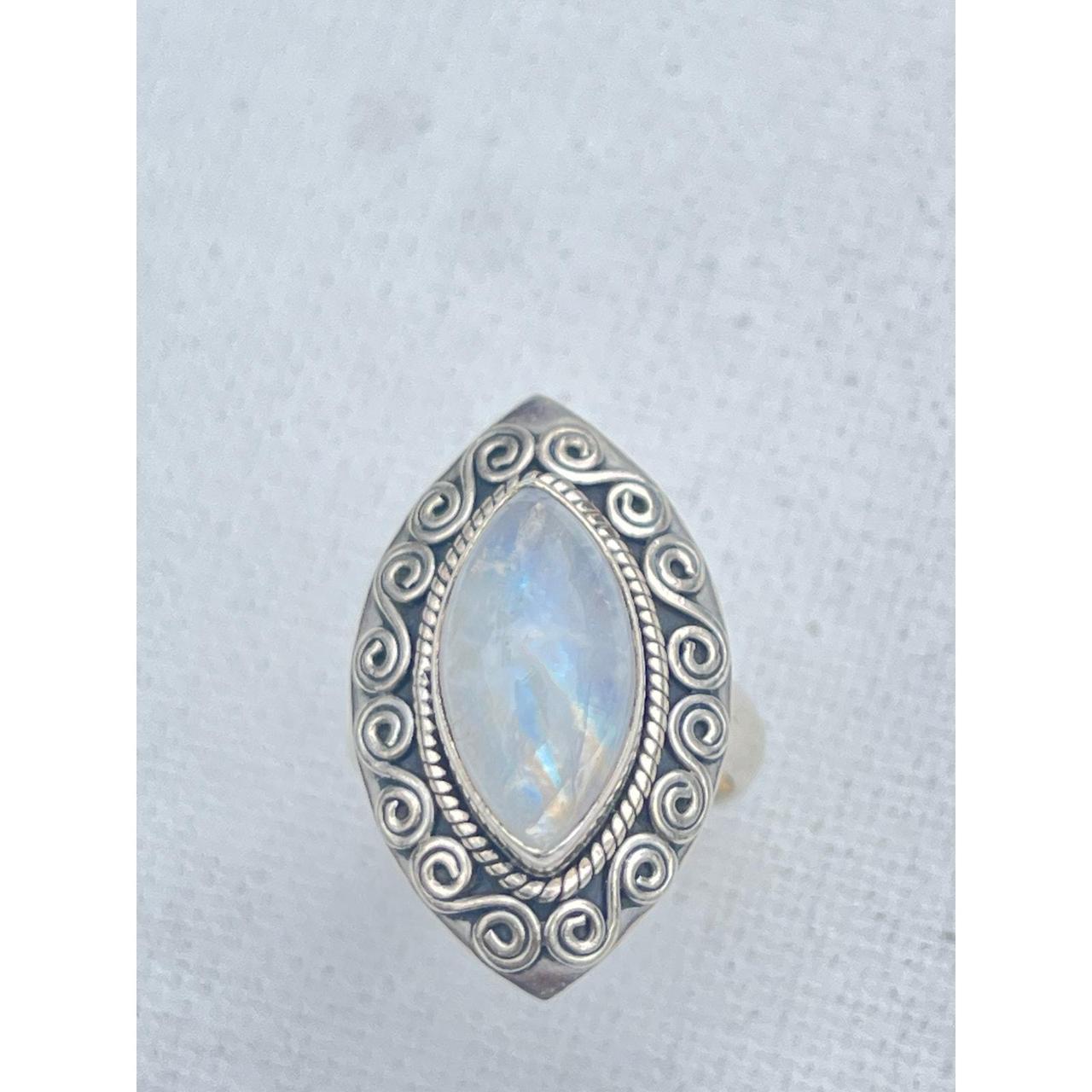 Women's Ring - Silver – Doug Paulus Signed Moonst… - image 4