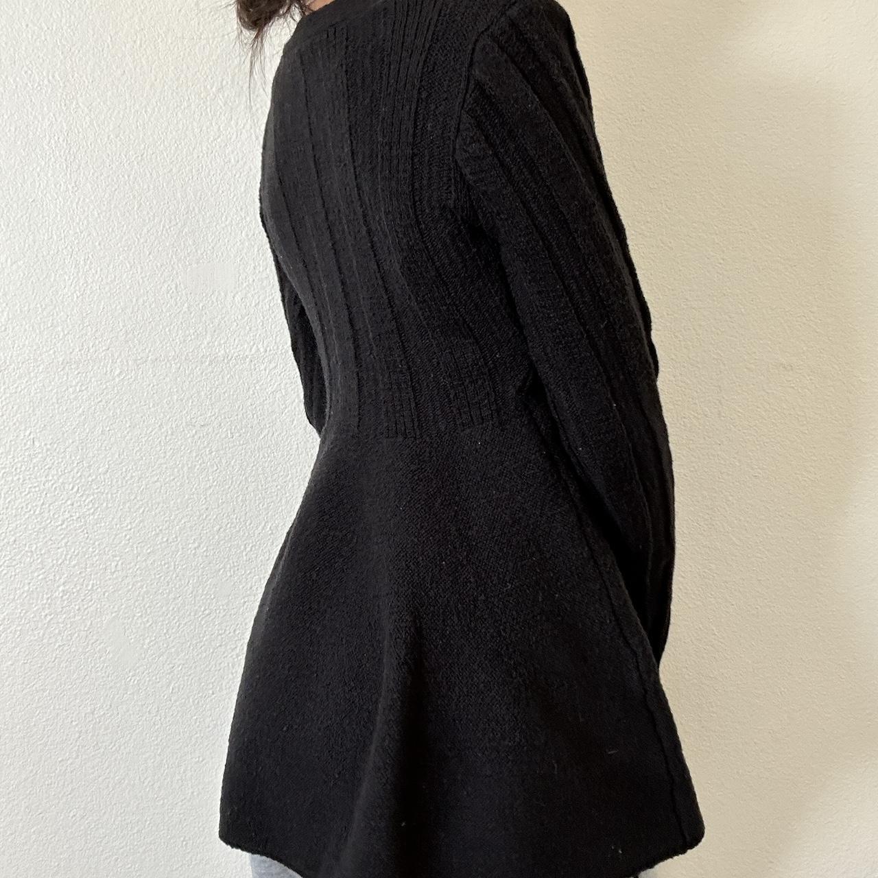 Women's Sweater - Black - S – Black basic button … - image 4